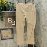 Slinky Brand Women's Pull On Flare Leg Pants Dark Taupe XL