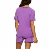 Felina Women's 3-Piece Pajama Lounge Set With Top Jogger Pants Shorts