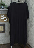Quacker Factory Embroidered Floral Sequin Knit Caftan Dress