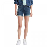 Levi's Women's Roll Cuff Mid Rise Jean Shorts