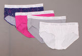 Hanes Premium Women's4 Pairs Boyfriend Hipster Briefs