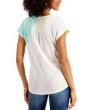 NWT Style & Co. Women's Weekend Escape Tie-Dye Graphic T-Shirt. 100098805MS 2XL