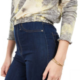 Love, Fire Women's Junior Fit Plush Tie Dye Turtleneck Top