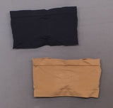 Rhonda Shear 2 Pack Underwire Bandeau Bras with Pads Black/ Caramel Medium