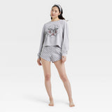 Weekend Soul Women's Butterfly Moon Pajama Sleep Shirt J001598JR9043 Gray XL