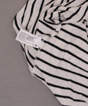 Xhilaration Women's Relaxed Fit Striped Short Sleeve Tie Front Knit Top