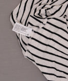 Xhilaration Women's Relaxed Fit Striped Short Sleeve Tie Front Knit Top