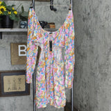 Wild Fable Women's Long Sleeve Cut Out Fit & Flare Dress