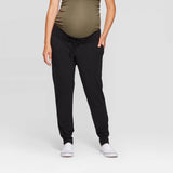 Isabel Maternity by Ingrid & Isabel Maternity Drapey Jogger Pants Black L