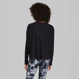 Wild Fable Women's Long Sleeve V-Neck Button Front Thermal Top