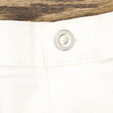 DG2 by Diane Gilman Embellished Side Stripe Fringe-Hem Jean White 22W