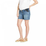 Isabel Maternity by Ingrid & Isabel Inset Panel Boyfriend Jean Shorts