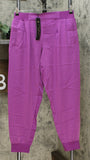 NWT DG2 By Diane Gilman Women's Faux Silk Pull On Jogger Pants. 697781 Large