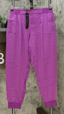 NWT DG2 By Diane Gilman Women's Faux Silk Pull On Jogger Pants. 697781 Large