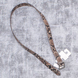 A New Day Women's Faux Leather Exotic Snake Belt