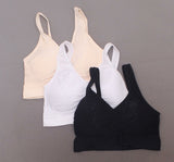 Rhonda Shear 3 Pack Jacquard Ahh Bras With Removable Pads Neutrals Medium