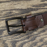 Goodfellow & Co. Mens Faux Leather Belt Brown M