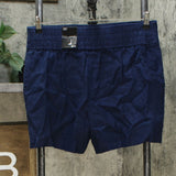 NWT INC International Concepts Womens Pull-On Linen Belted Shorts. 100097651 L