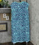 Cuddl Duds Women's Flexwear Tie Front Midi Dress