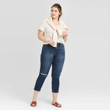 Universal Thread Women's High Rise Cropped Straight Jeans