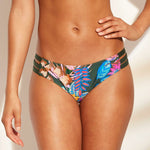 Shade & Shore Women's Strappy Cheeky Bikini Bottom