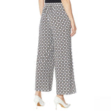 Nina Leonard Women's Printed Matte Jersey Palazzo Pants