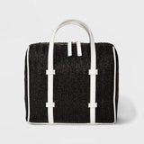 Who What Wear Womens Wicker Barrel Bag WAC-340