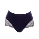 Rhonda Shear Women's 2 Pack Seamless Lace Trimmed Brief Panties