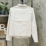 DG2 by Diane Gilman Women's Reversible Twill Denim Jacket