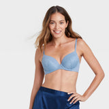 Auden Women's Icon Full Coverage Lightly Lined Bra with Lace