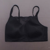 Rhonda Shear Plus Size Molded Cup Bra With Lace Detail Black 1X