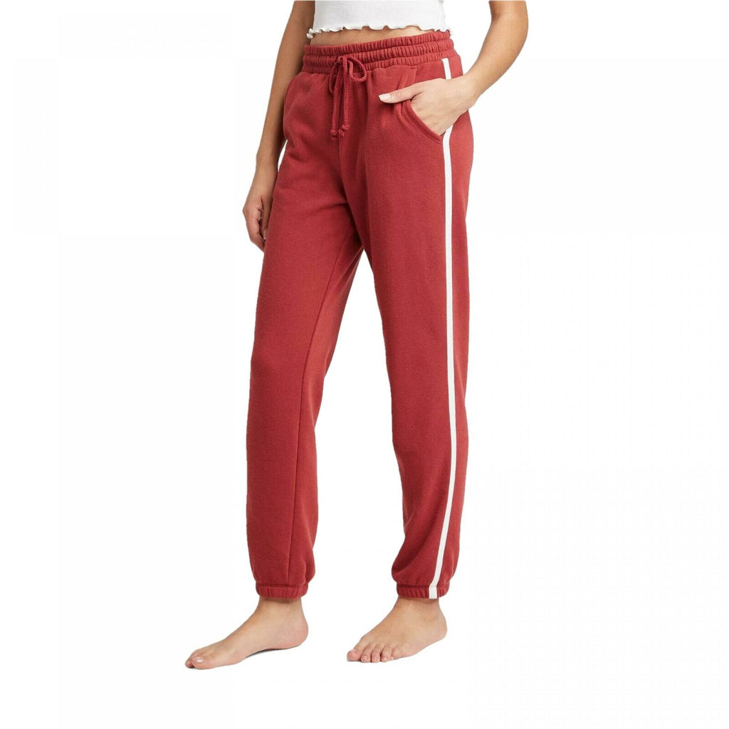 Women's Cozy Ribbed Jeggings Jogger Pants - Colsie™ Pink S : Target