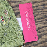 Xhilaration Juniors' Smocked Triangle Bikini Top AFU39T