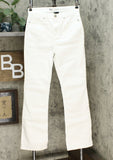 DG2 by Diane Gilman Women's Virtual Stretch Bootcut Jeans Ivory 8 Tall