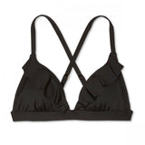 Shade & Shore Women's Ruffle Bralette Bikini Top