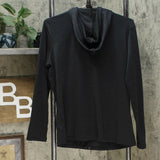 32 Degrees Cool Women's Ultra Soft Full Zip Hoodie Heather Black Medium