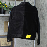 Wesc Men's Split Colorblocked Corduroy Trucker Jacket