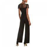 Adrianna Papell Women's Draped Jersey Jumpsuit