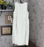 Universal Thread Women's Sleeveless Linen Tie-Front Dress Green S