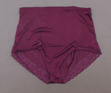 New Rhonda Shear Womens Smooth Pinup Brief With Lace Trim. 650181-1-NEW X-Large