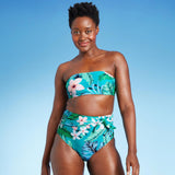 Kona Sol Women's Bandeau Bikini Top Multicolor Small