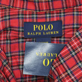 Polo Ralph Lauren Mens Flannel Grid Pattern Long Sleeve Pajama Shirt Top