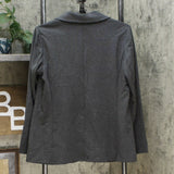 DG2 by Diane Gilman Women's Ponte Knit Boyfriend Blazer