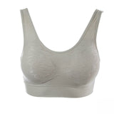 Rhonda Shear Plus Size Jacquard Ahh Bras With Removable Pads