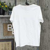 Grayson Threads Women's American Flag Short Sleeve Graphic T-Shirt White XXL