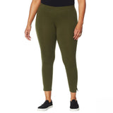 Utopia by HUE Women's Plus Size Cotton Blend Leggings