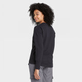 All In Motion Women's French Terry Crewneck Pullover Top