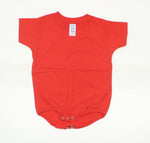 Rabbit Skins 4480 Baby Infant Short Sleeve One Piece Bodysuit Red 24 Months