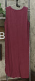 Curations Women's Jersey Knit Sleeveless V-Neck Easy Knit Dress