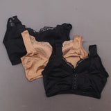 Rhonda Shear 3 Pack Betty Pin-Up Bras with Back Closure and Removable Pads